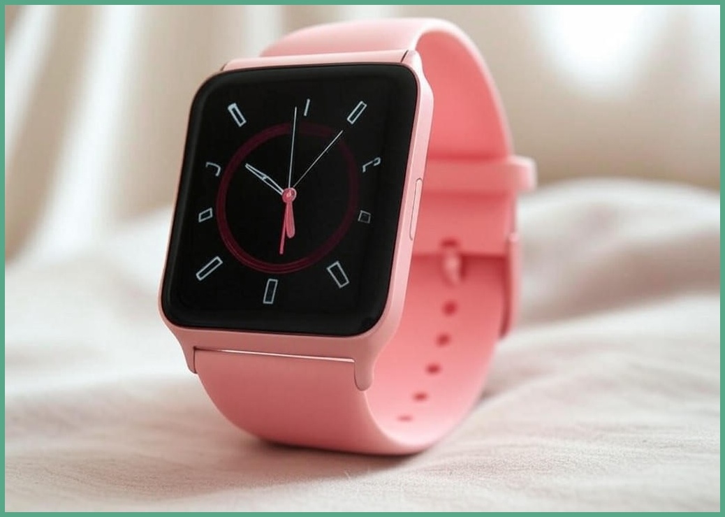 라플루 웨어러블 블루투스 통화 스마트워치 RS-05, 핑크, 46mm, 블루투스