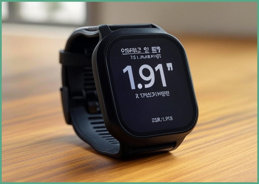 와피크 통화가능 블루투스 스마트워치 X5S 1.91인치 대화면 한글판, 블랙, 4.8cm, GPS + 블루투스
