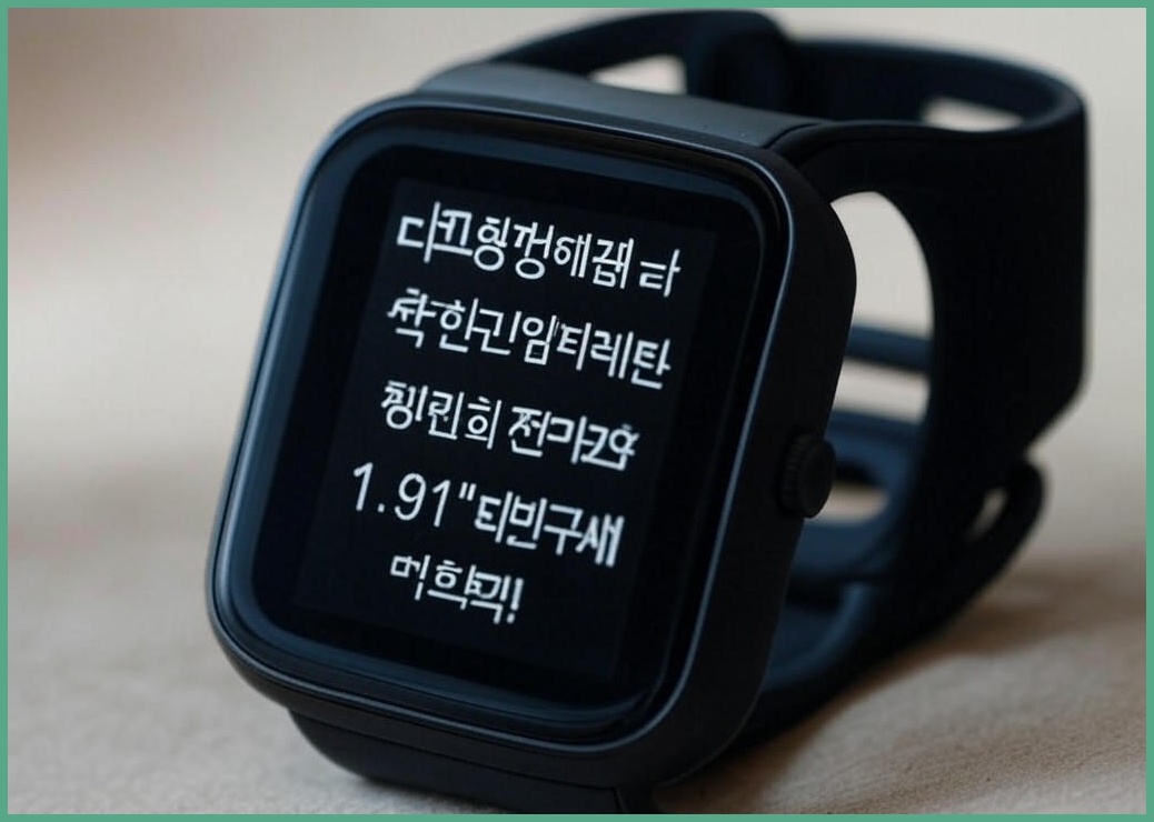 와피크 통화가능 블루투스 스마트워치 X5S 1.91인치 대화면 한글판, 블랙, 4.8cm, GPS + 블루투스