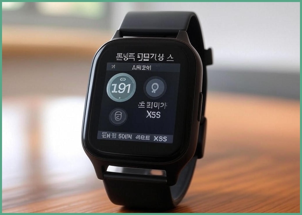 와피크 통화가능 블루투스 스마트워치 X5S 1.91인치 대화면 한글판, 블랙, 4.8cm, GPS + 블루투스